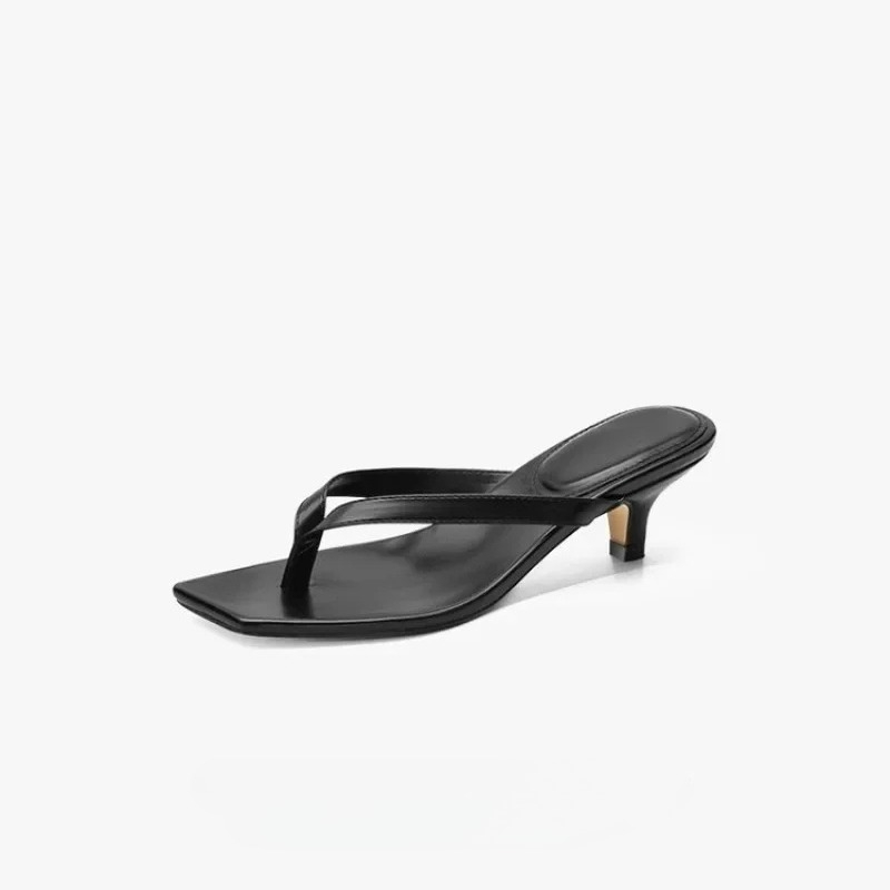 Women Shoes Zara - Square toe clip sandals for women