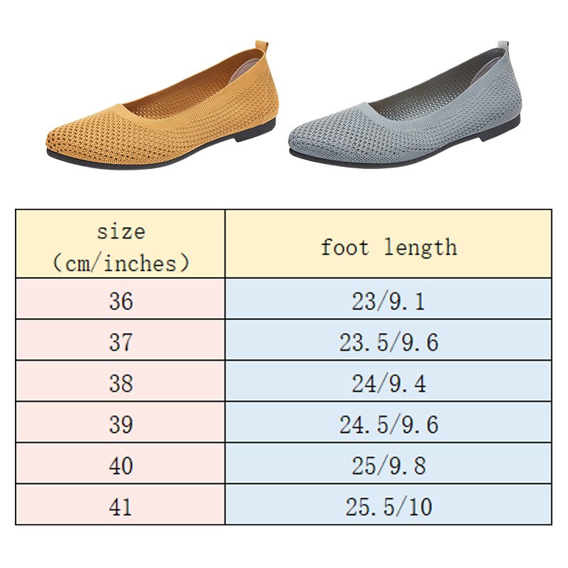 Women Flat Shoes Knitted Loafe - Ballet Flat Women review and price