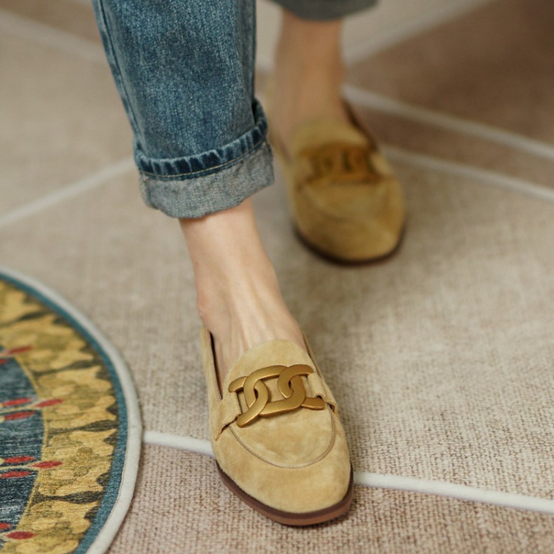 Suede Leather Women Loafers Sp - Women'S Shoes Round Toe review and price