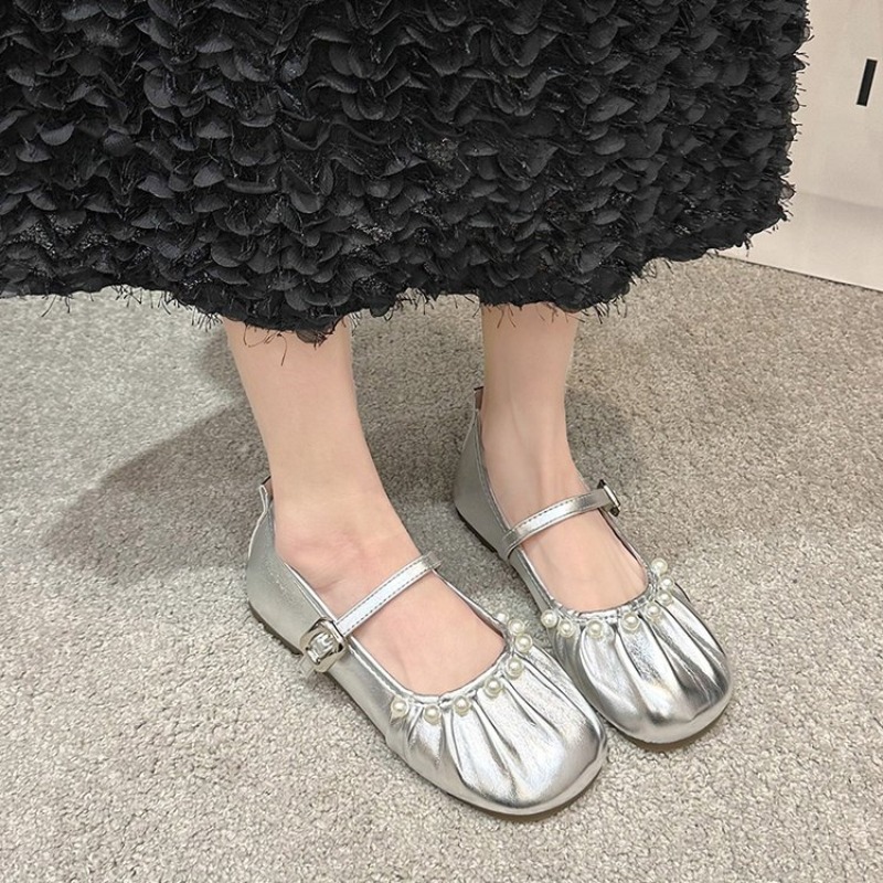 Comfortable Pearl Mary Jane Fl - Women'S Shoes Round Toe review and price