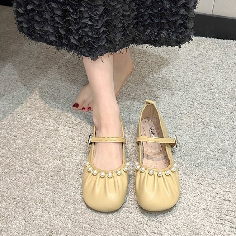 Comfortable Pearl Mary Jane Fl - Women'S Shoes Round Toe review and price