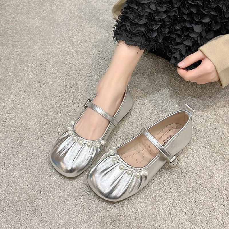 Comfortable Pearl Mary Jane Fl - Women'S Shoes Round Toe review and price