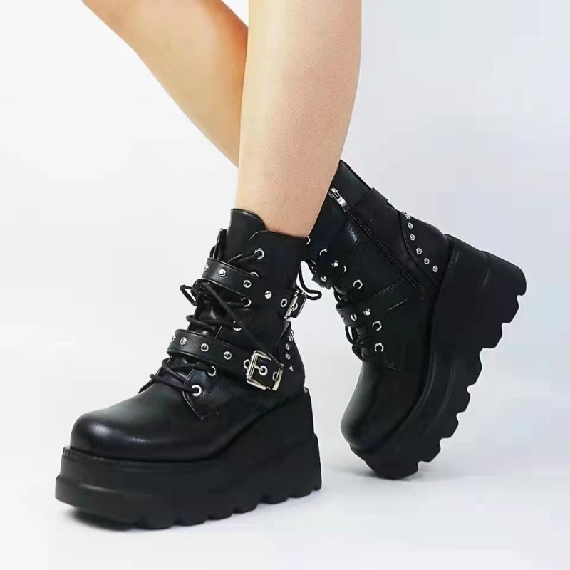 New Women Pu Leather Ankle Boo - Women'S Shoes Size 40 In Us review and price