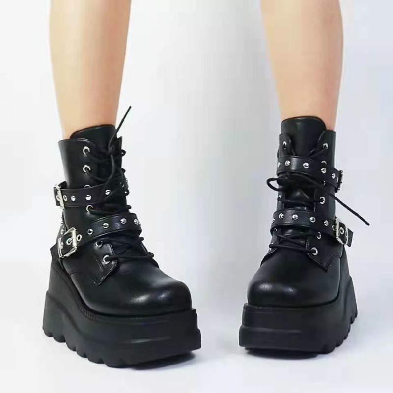 New Women Pu Leather Ankle Boo - Women'S Shoes Size 40 In Us review and price