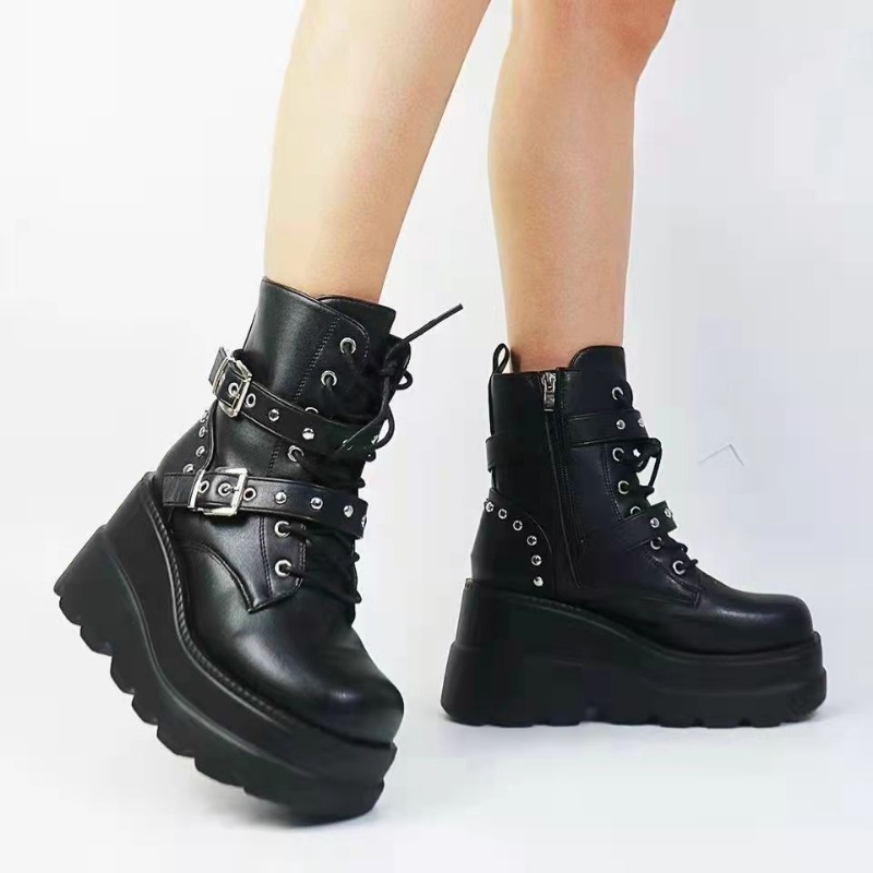 New Women Pu Leather Ankle Boo - Women'S Shoes Size 40 In Us review and price