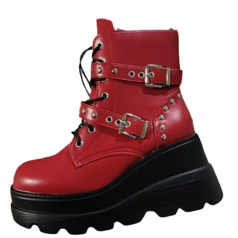New Women Pu Leather Ankle Boo - Women'S Shoes Size 40 In Us review and price