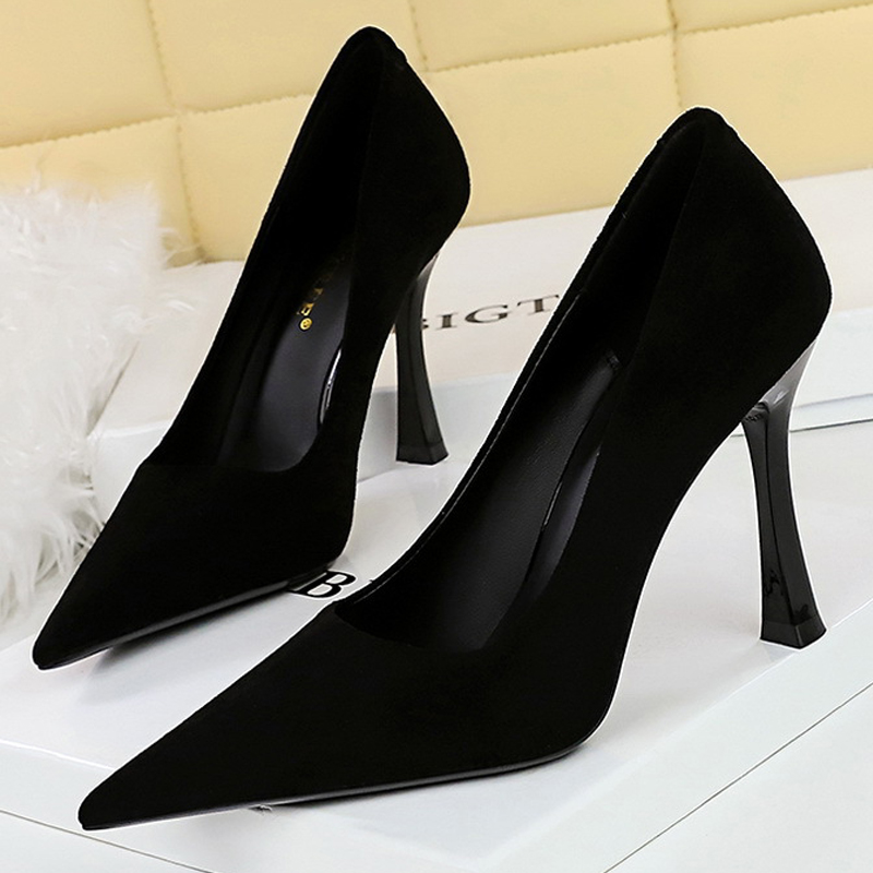 BIGTREE Shoes Suede Black Wome - Women Shoes Zara review and price