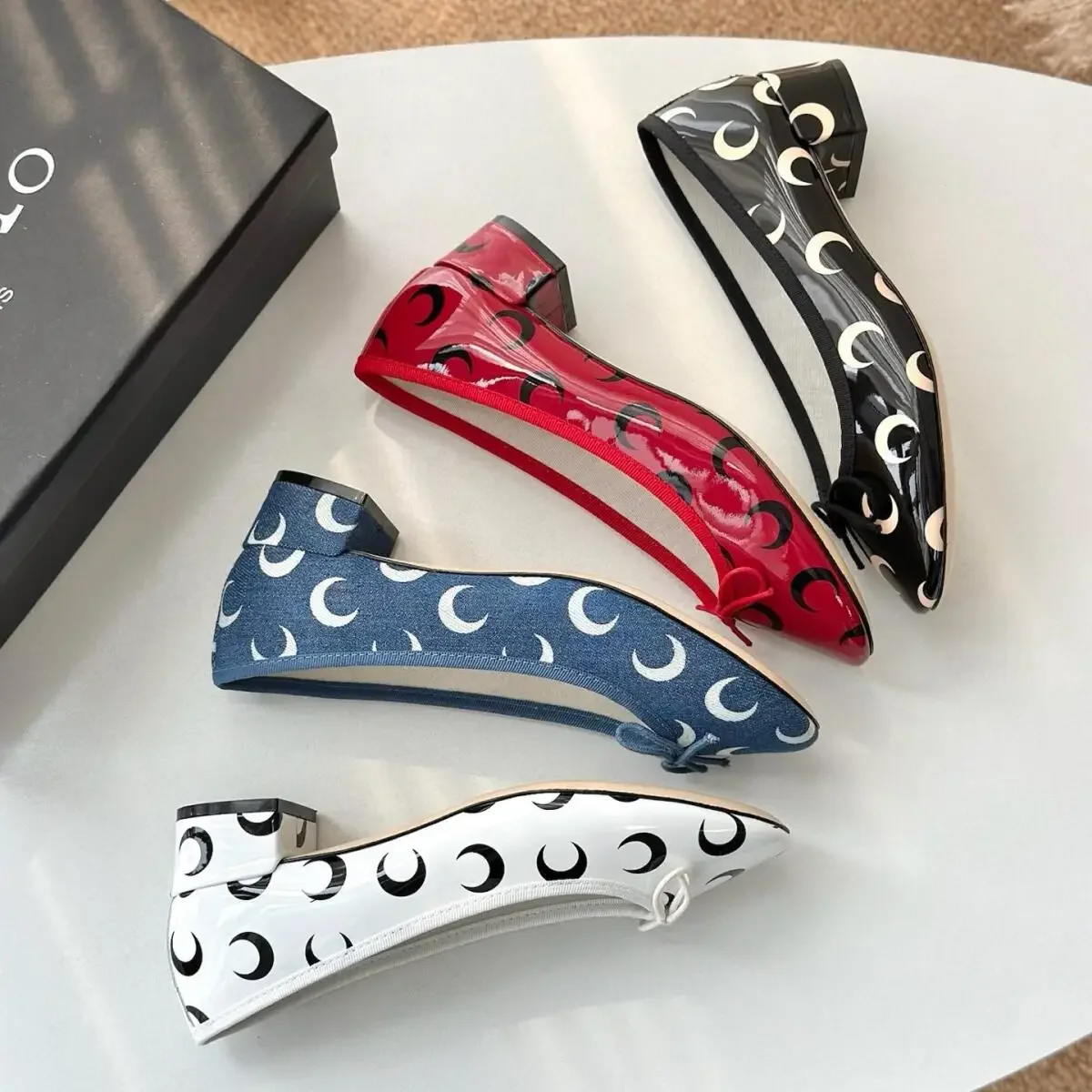 Moon Print Round Toe Ballet Fl - Ballet Flat Women review and price
