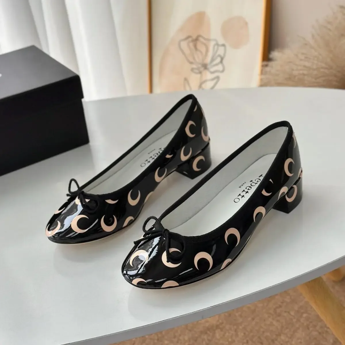 Moon Print Round Toe Ballet Fl - Ballet Flat Women review and price