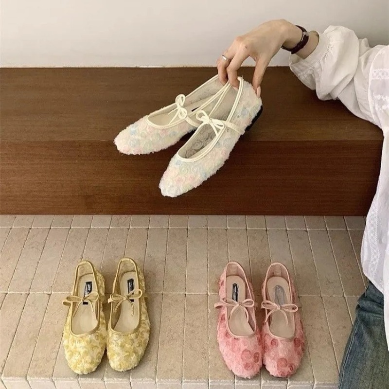 Gentle New Chinese Rose Mesh M - Women'S Shoes Round Toe review and price