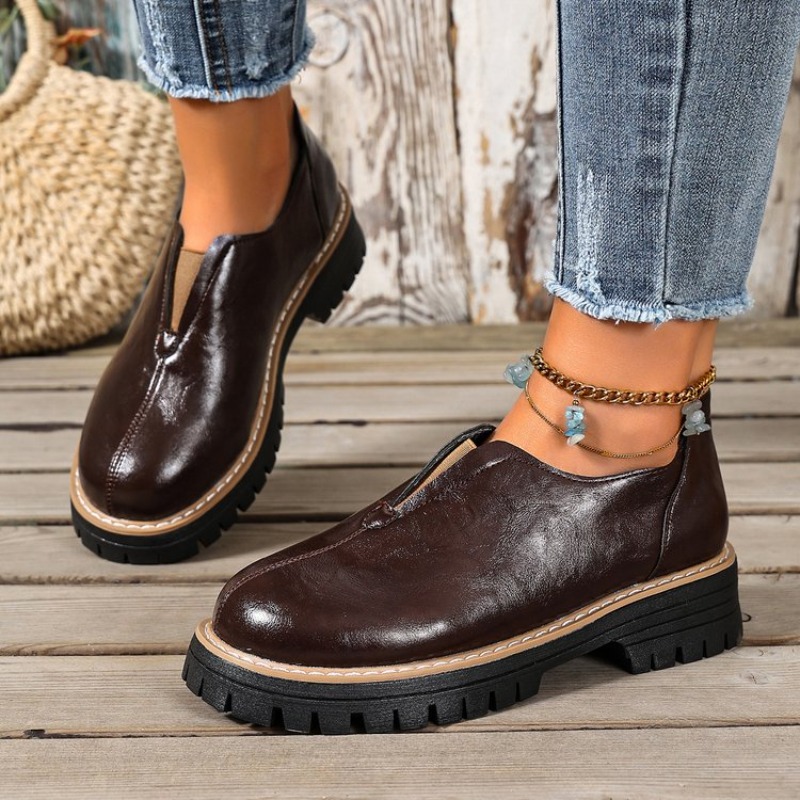 Retro British Style Women's Sh - Women'S Shoes Round Toe review and price